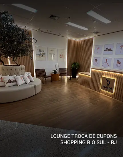 Lounge troca de cupons - Shopping Rio Sul - RJ